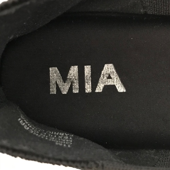 MIA Kerrie Point Toe Knit Flats Black Women’s Size 11 - Picture 13 of 16